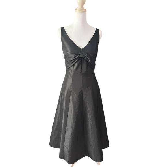 Onyx Nite Dresses & Skirts - Onyx Nite Black Taffeta Crinoline Fit & Flare Dress 6 Vintage Whimsigoth Grunge